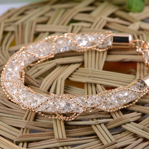 Jewelry - Mesh Crystal Bracelet